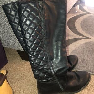 Tall boots side zip